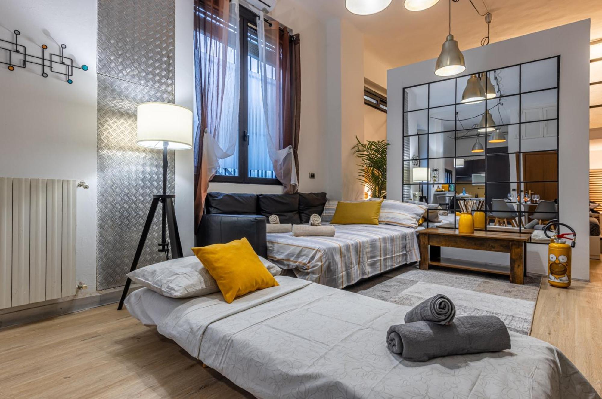 Ferienwohnung Industrial Loft In Maciacchini - Metro 50M Smartworking & Netflix Mailand Exterior foto